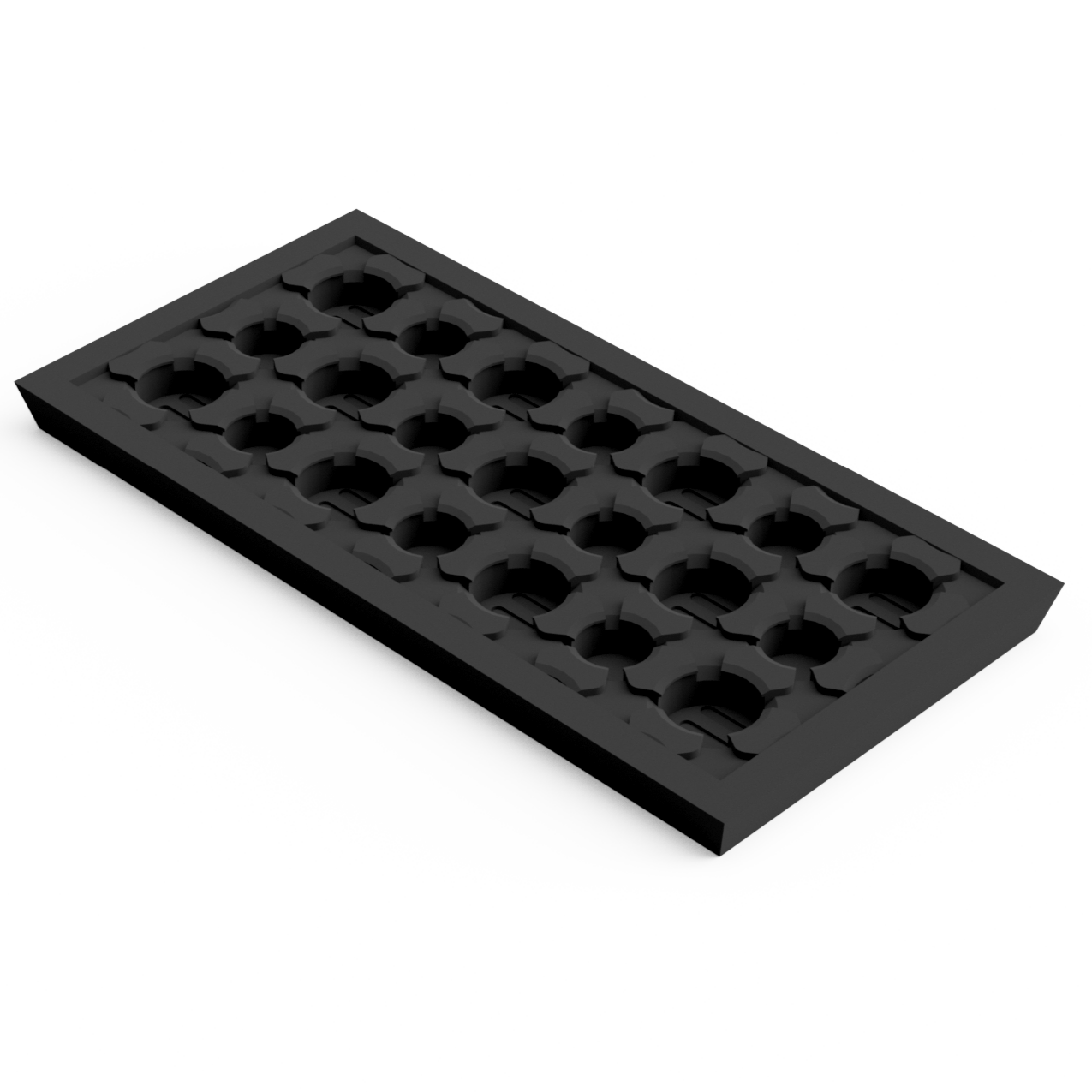 Base 25×50 mm Rectangle (5 pcs) Magnetic Flex