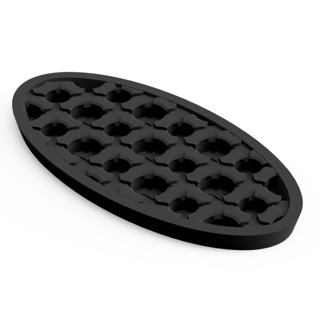 Base 25×50 mm Oval (5 pcs) Magnetic Flex