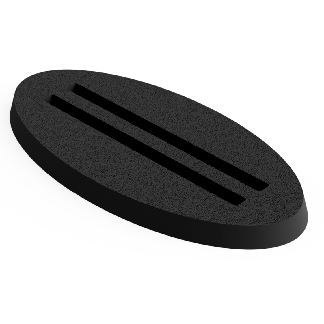 Base 25×50 mm Oval Slotted (5 pcs) Magnetic Flex