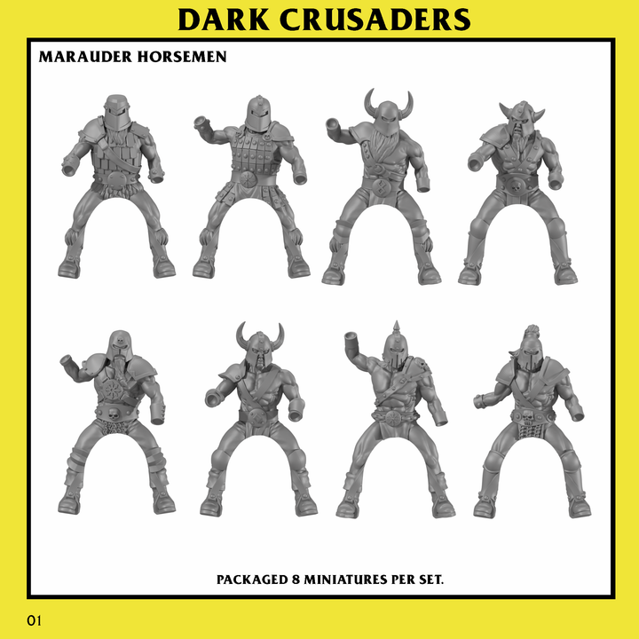 DARK CRUSADERS: Marauder Horsemen Unit