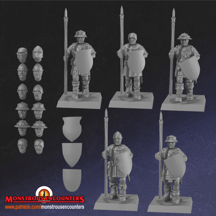 Breton: Men at Arms Unit (10 figures)