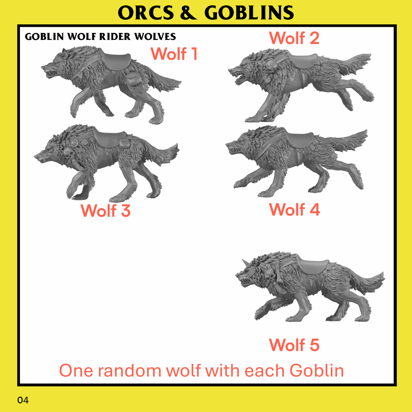 Goblin Wolf Riders Unit