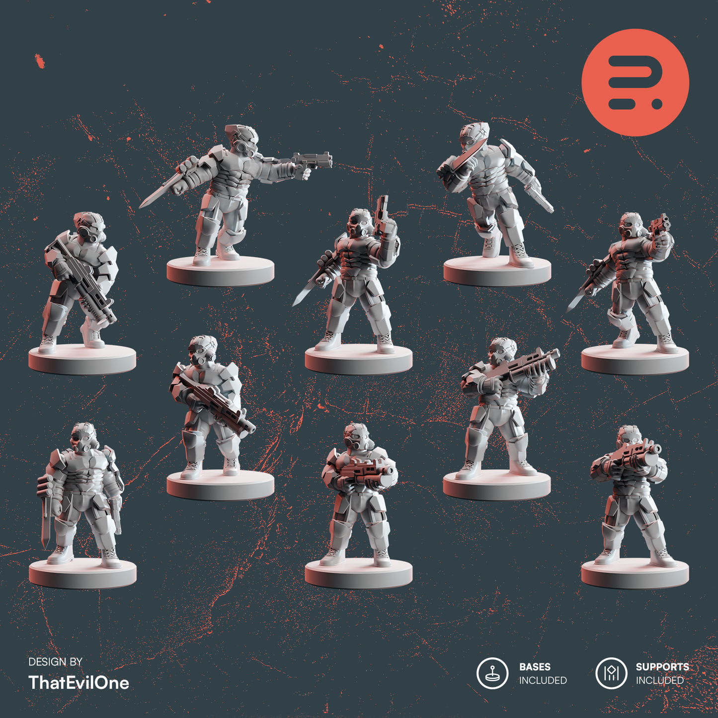 Smol Heckghost Advanced Shocktroops