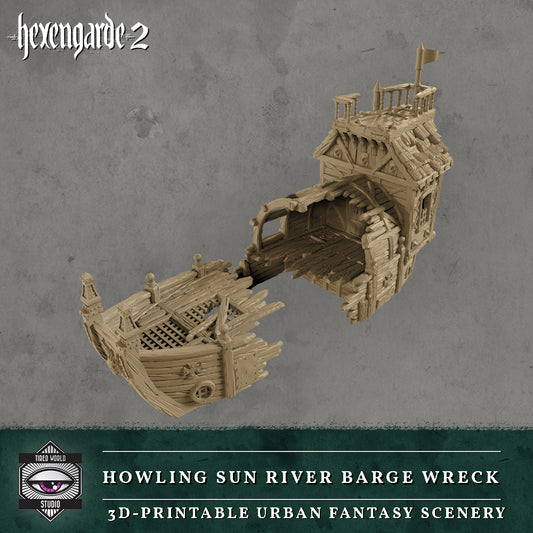 Howling Sun River Barge Wreck