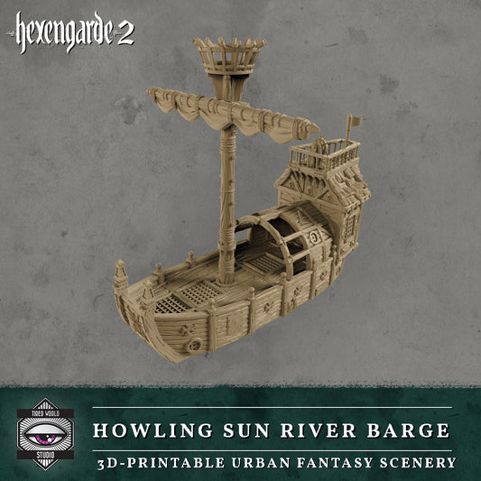 Howling Sun River Barge