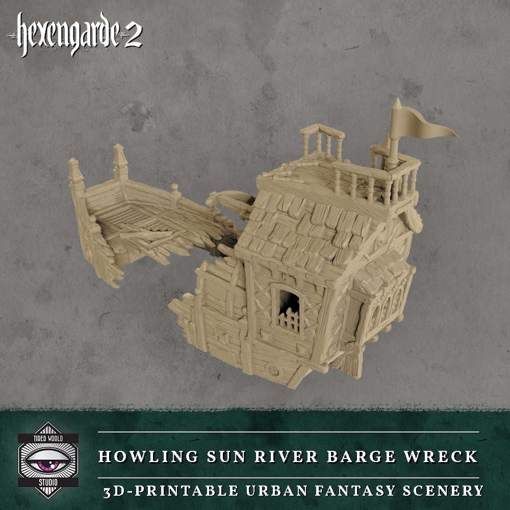 Howling Sun River Barge Wreck