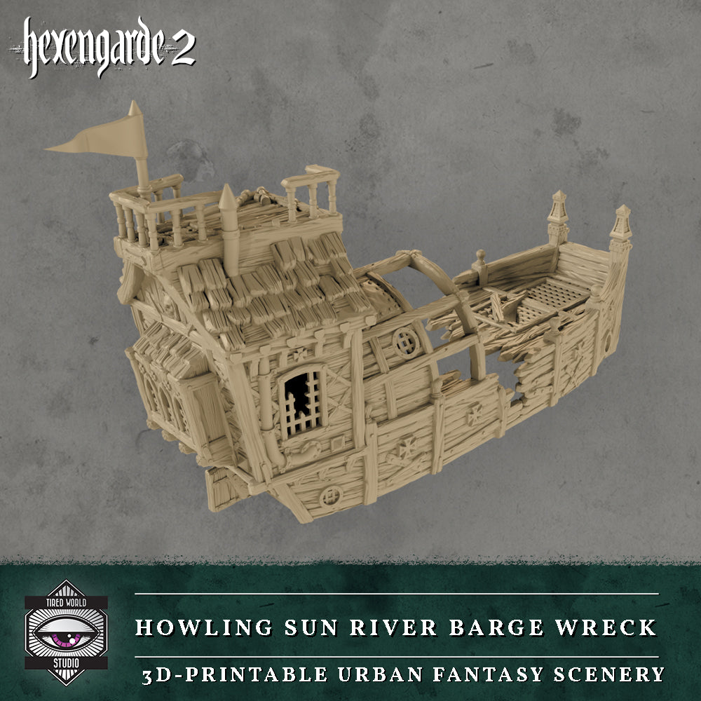 Howling Sun River Barge Wreck