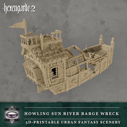 Howling Sun River Barge Wreck