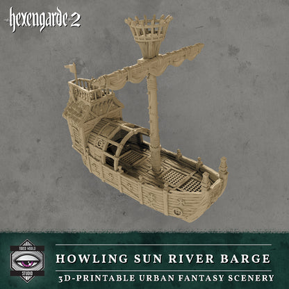 Howling Sun River Barge