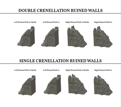 Crenellation Ruined Wall 5,25Inch/6Inch