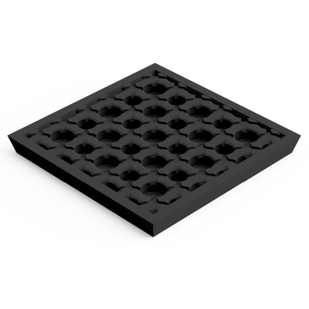 Base 40 mm square (5 pcs) Magnetic Flex