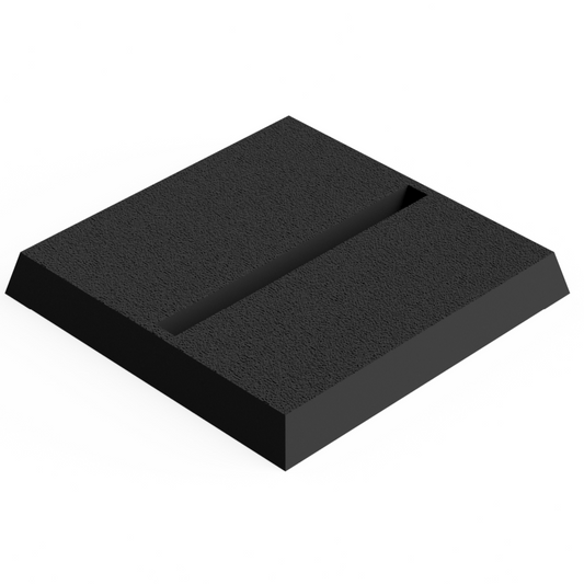 Base 32 mm Square Slotted (10 pcs) Magnetic Flex