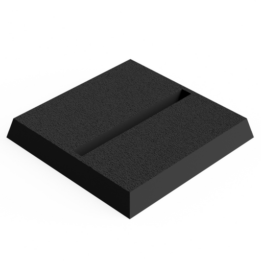 Base 30 mm Square Slotted (10 pcs) Magnetic Flex