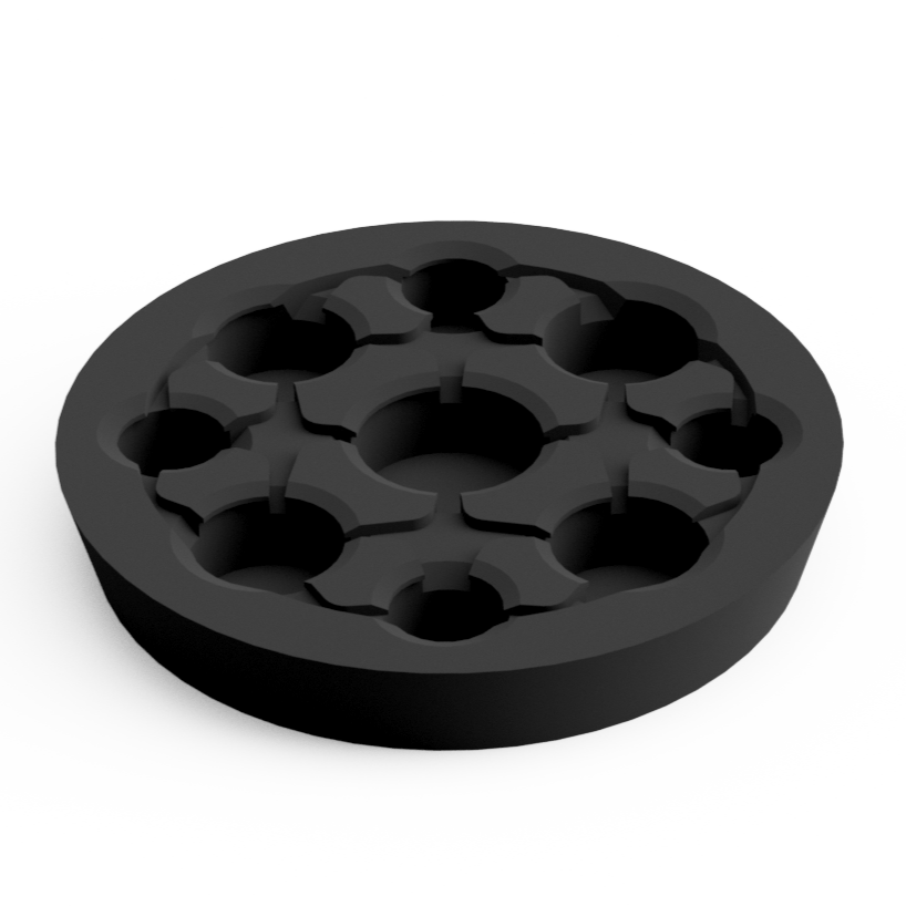 Base 20 mm Round (10 pcs) Magnetic Flex