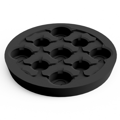 Base 25 mm Round (10 pcs) Magnetic Flex