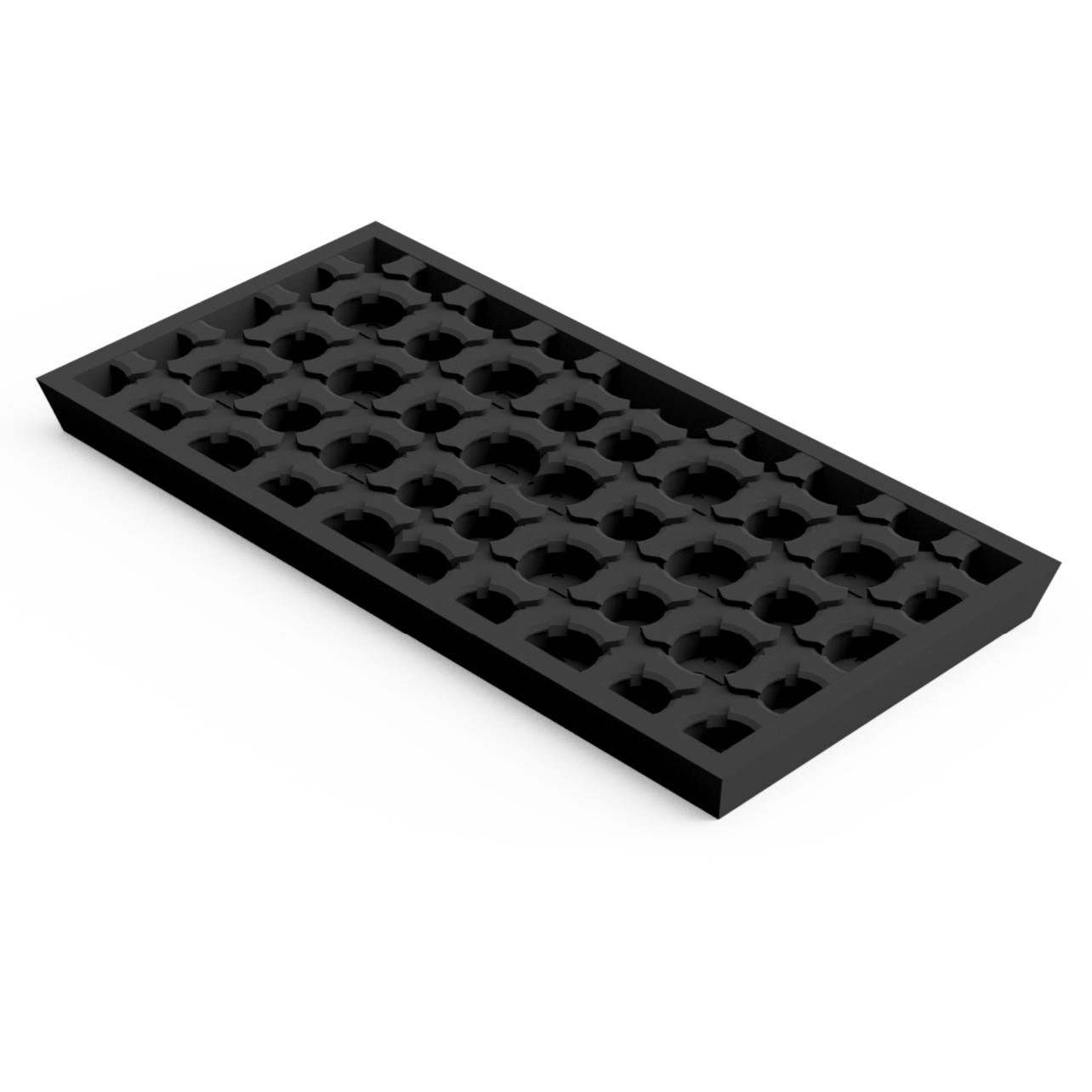 Base 30×60 mm Rectangle (5 pcs) Magnetic Flex