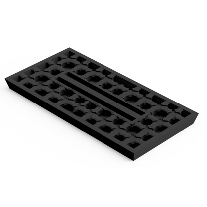 Base 30×60 mm Rectangle Slotted (5 pcs) Magnetic Flex