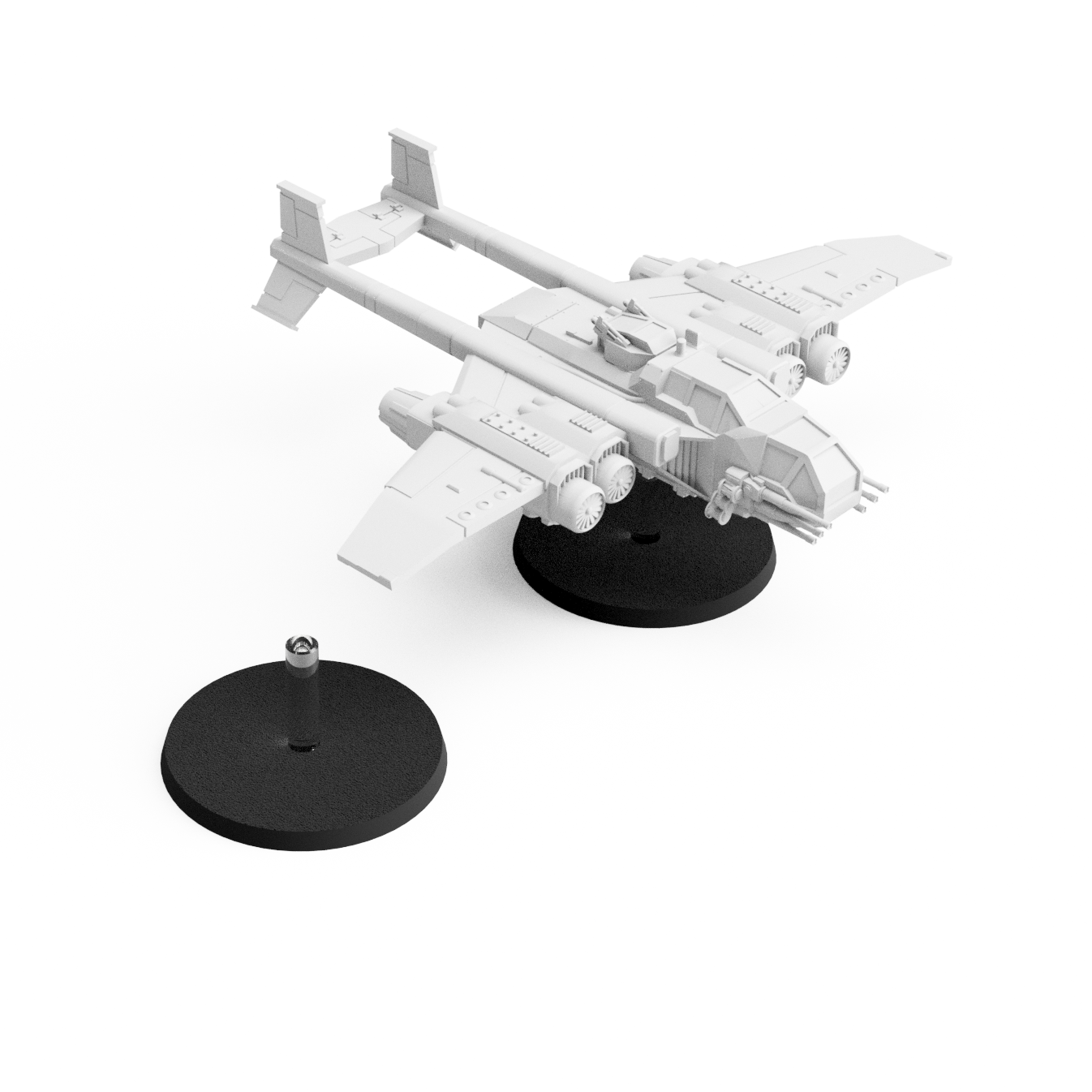 Base 28x2 mm Round (5pcs) for 8mm Flight Objects