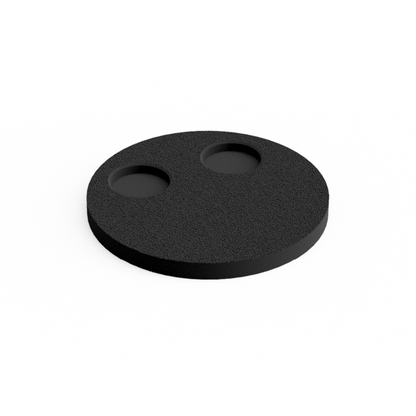 Base 25x2 mm Round (10pcs) for 6-8 mm Heavy Weapons
