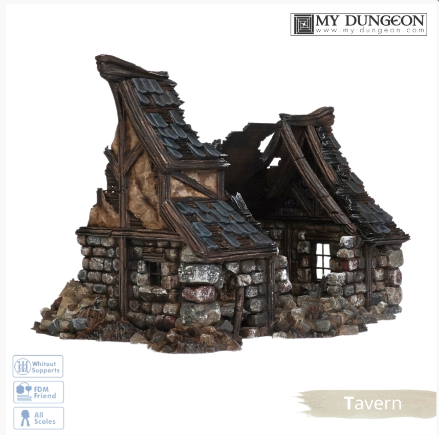 The last Sip - ruined Medieval tavern