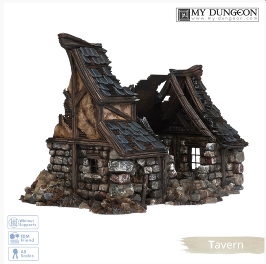 The last Sip - ruined Medieval tavern