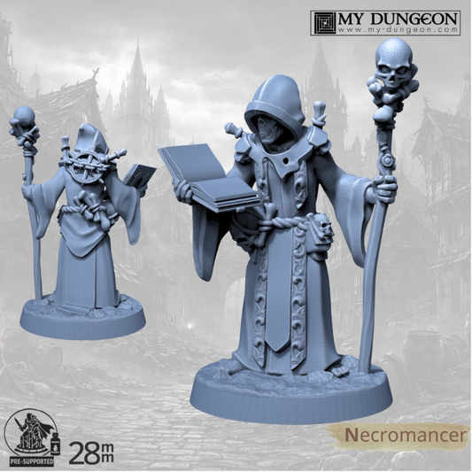 Necromancer – Staff and Grimoire