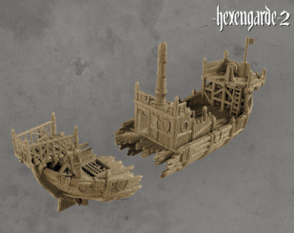 Gilded Eel River Barge Wreck