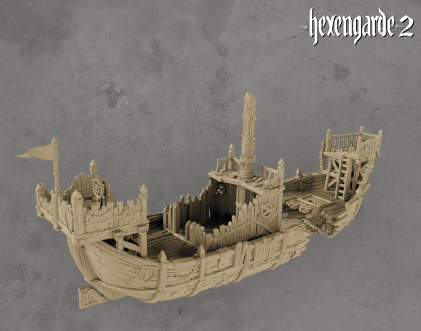 Gilded Eel River Barge Wreck