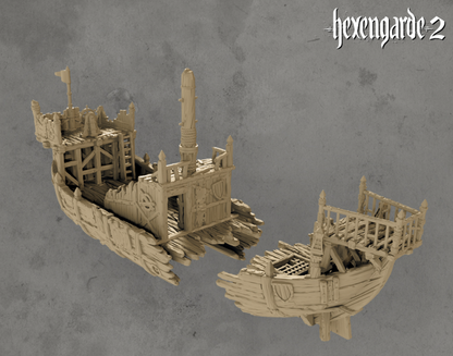 Gilded Eel River Barge Wreck