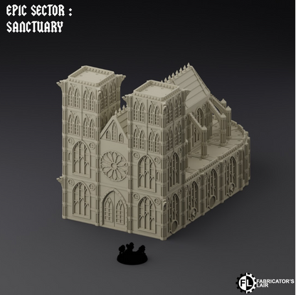 Gothic Cathedral – Epic Scale Gebäude (6–10 mm)