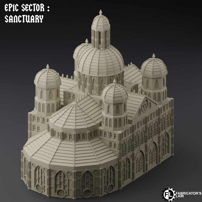Gothic Basilica – Epic Scale Gelände (6–10 mm)
