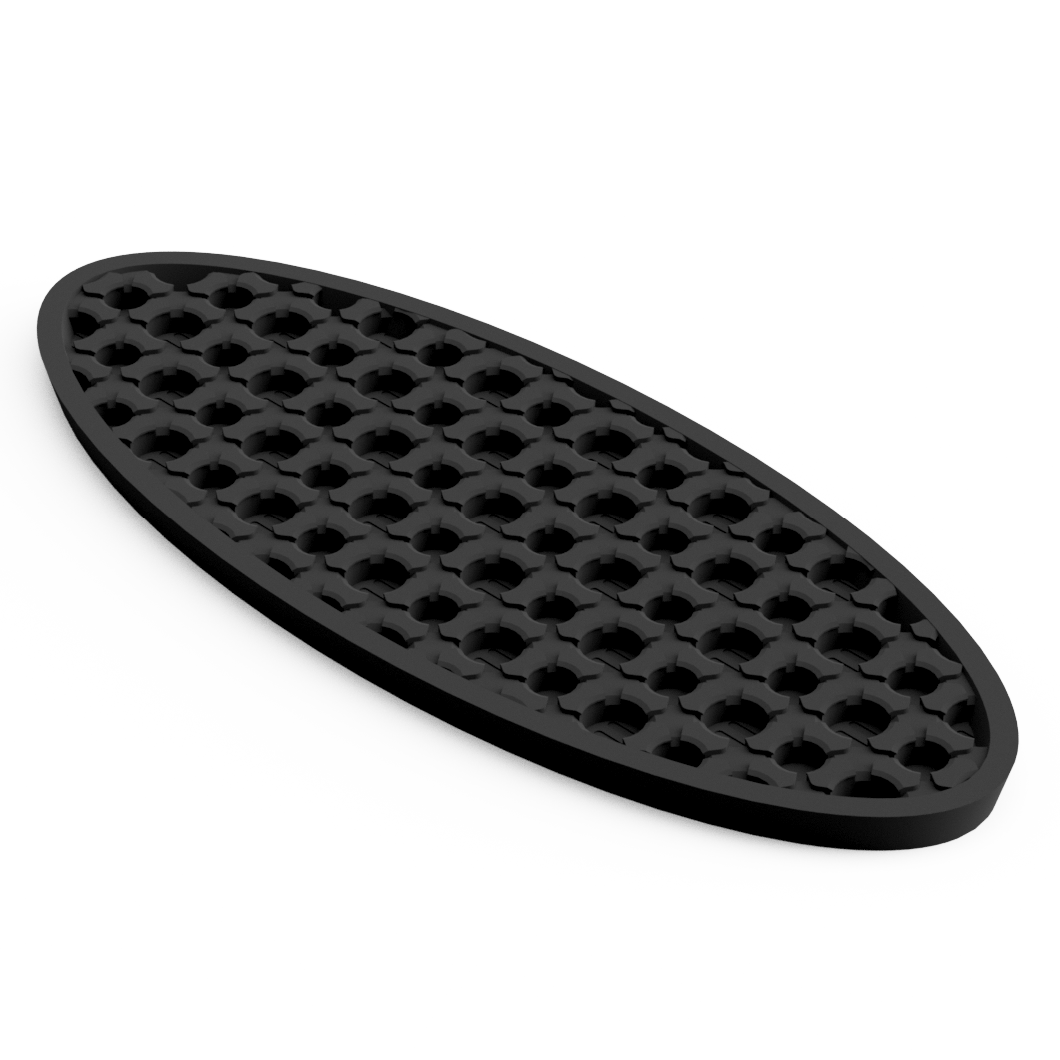 Magnetic Flex Oval Bases - 40×100 mm