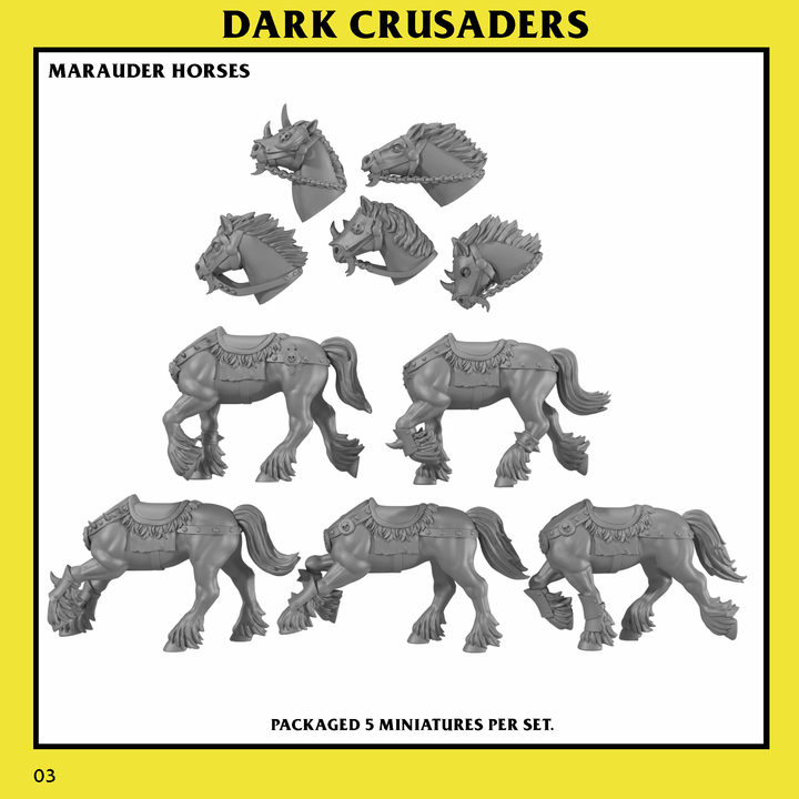 DARK CRUSADERS: Marauder Horsemen Unit