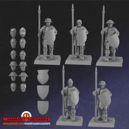 Breton: Men at Arms Unit (10 figures)