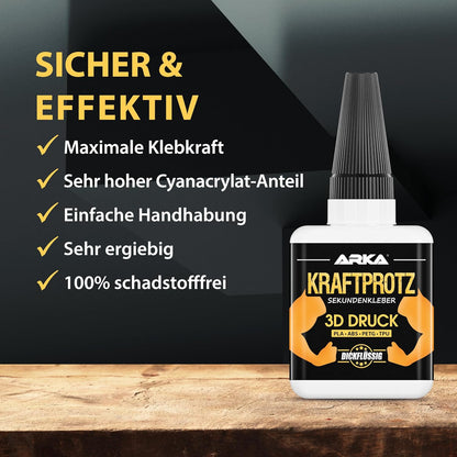 ARKA Kraftprotz 3D Druck Sekundenkleber dickflüssig