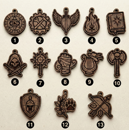 Small dice bag hand-sewn from panne velvet copper shine of the forge