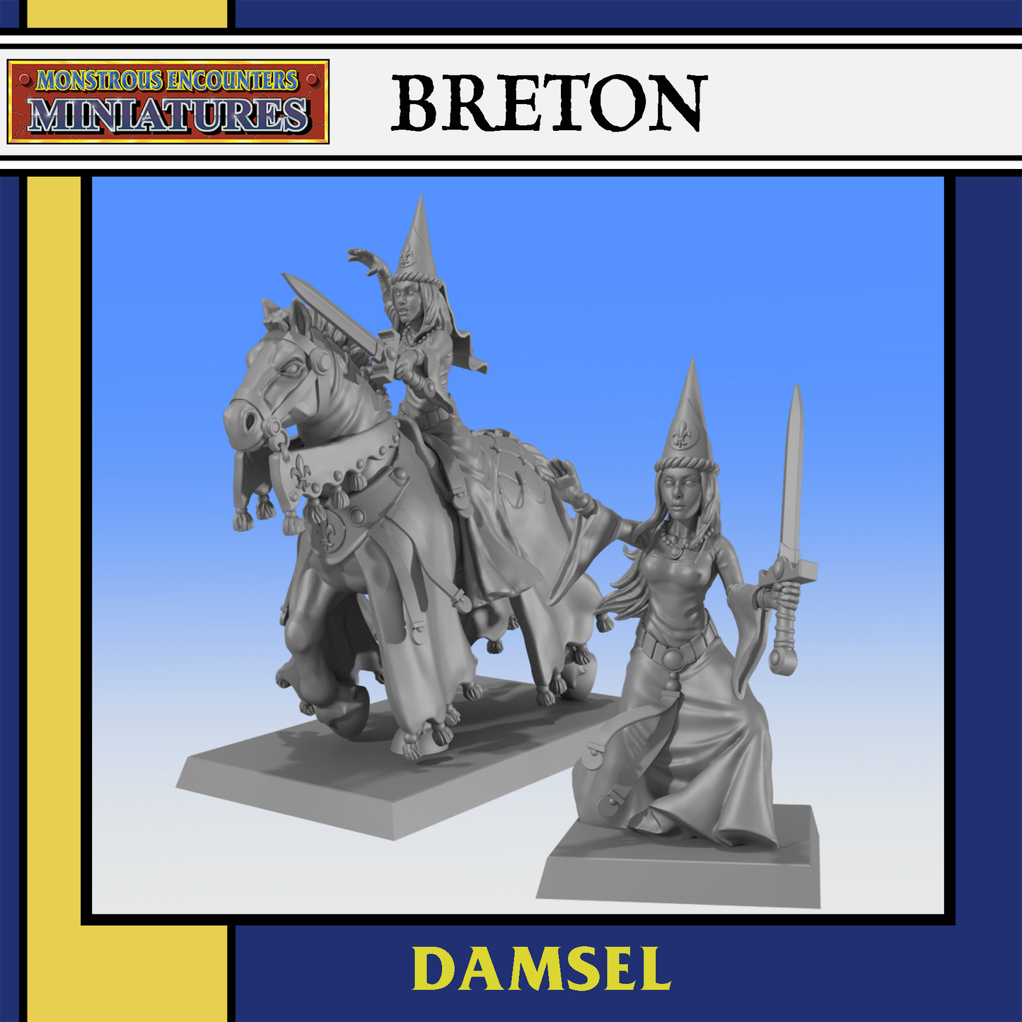 Breton: Damsel 1 (2 figures)