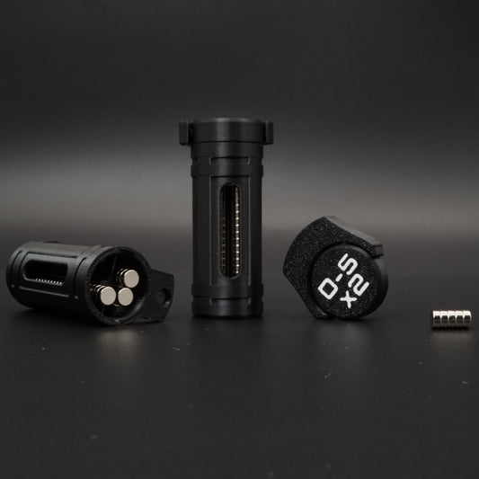 Magnetic Starter Bundle – 100 D5×2mm Magnete + Magnetic Storage Crate