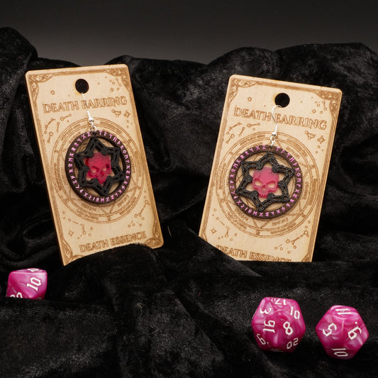 Arcane Essence – Death (35 mm Fantasy Ohrringe)