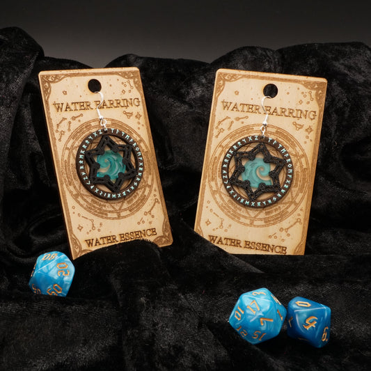 Arcane Essence – Water (35 mm Fantasy Ohrringe)