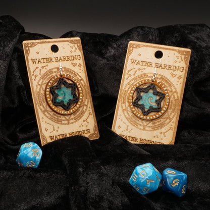 Arcane Essence – Water (35 mm Fantasy Ohrringe)