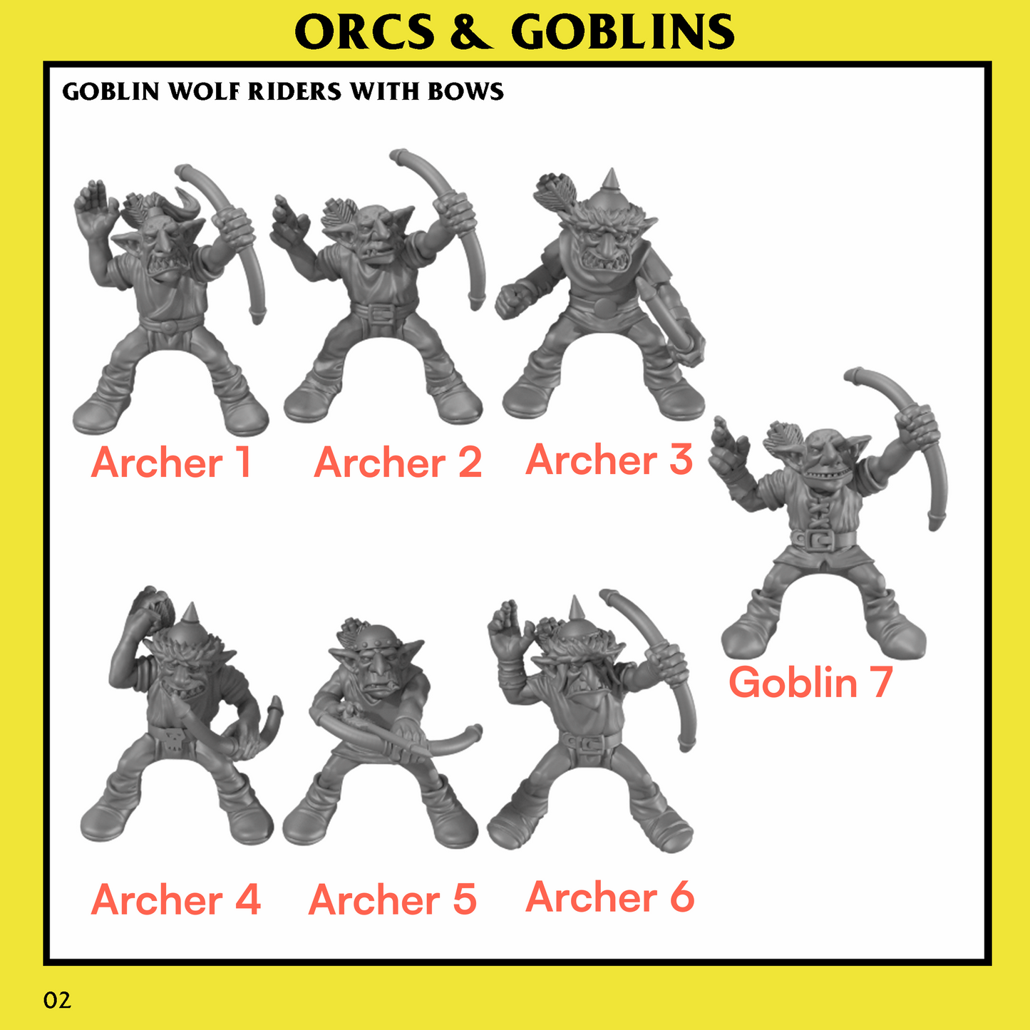 Goblin Wolf Riders Archer Unit