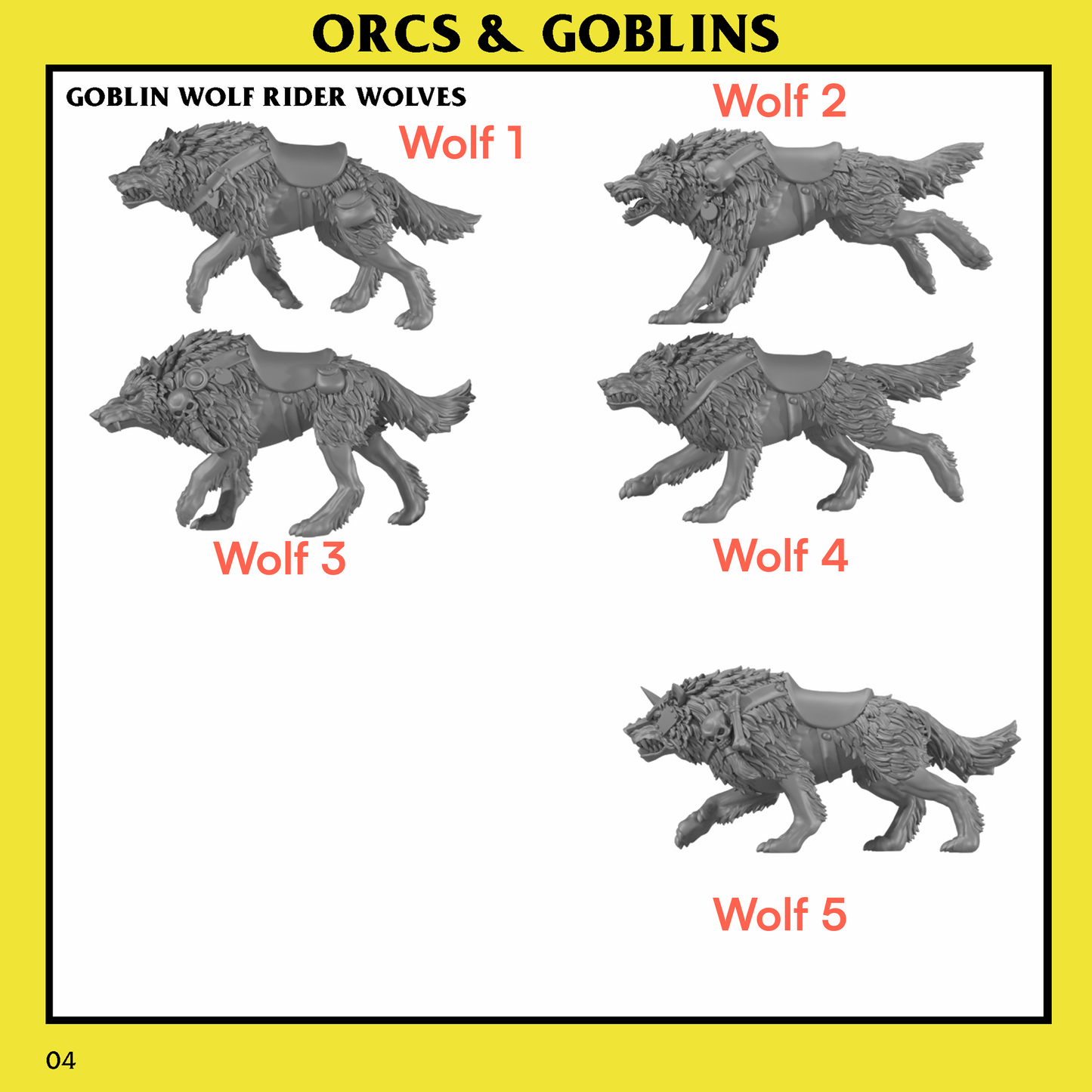 Goblin Wolf Riders Archer Unit