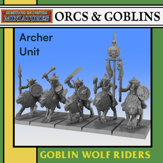 Goblin Wolf Riders Archer Unit
