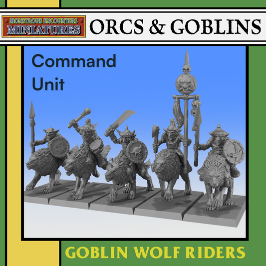 Goblin Wolf Riders Command Unit