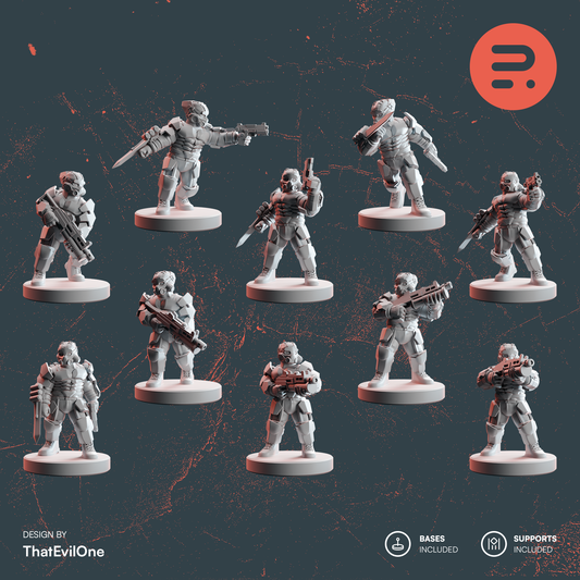 Smol Heckghost Advanced Shocktroops