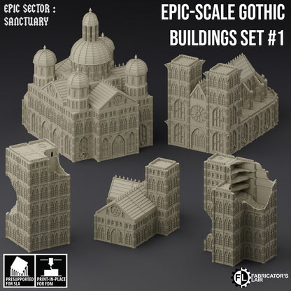 Gothic Cathedral – Epic Scale Gebäude (6–10 mm)