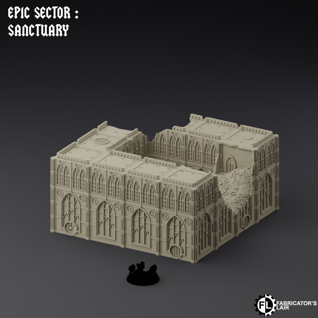 Destroyed Hab 4 – Epic Scale Gelände (6–10 mm)