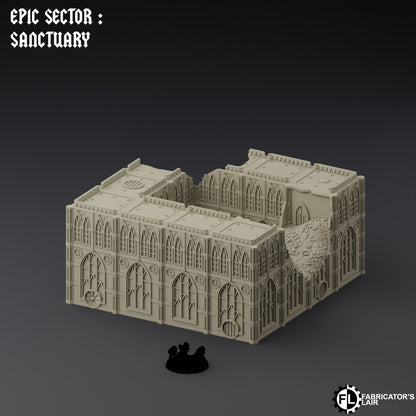 Destroyed Hab 4 – Epic Scale Gelände (6–10 mm)
