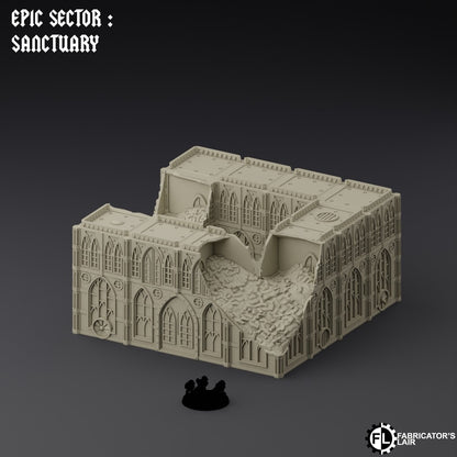 Destroyed Hab 4 – Epic Scale Gelände (6–10 mm)